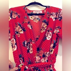 Floral dress. Very beautiful and comfortable.